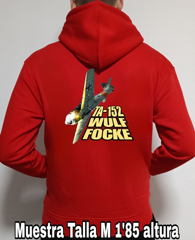 Sudadera capucha y cremallera Focke Wulf TA-152  nº 1