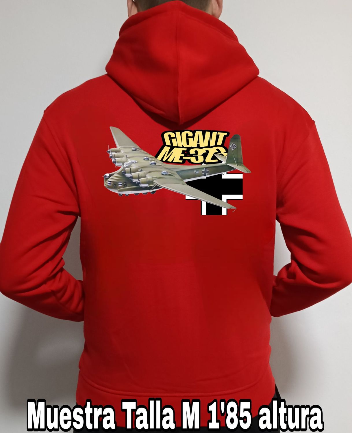Sudadera capucha y cremallera Messerschitt ME-323 nº 3