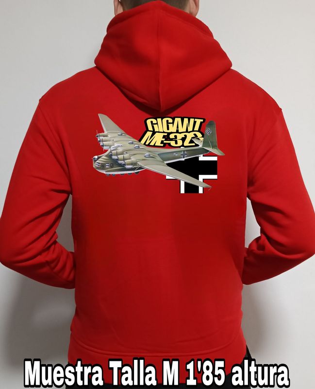 Sudadera capucha y cremallera Messerschitt ME-323 nº 3