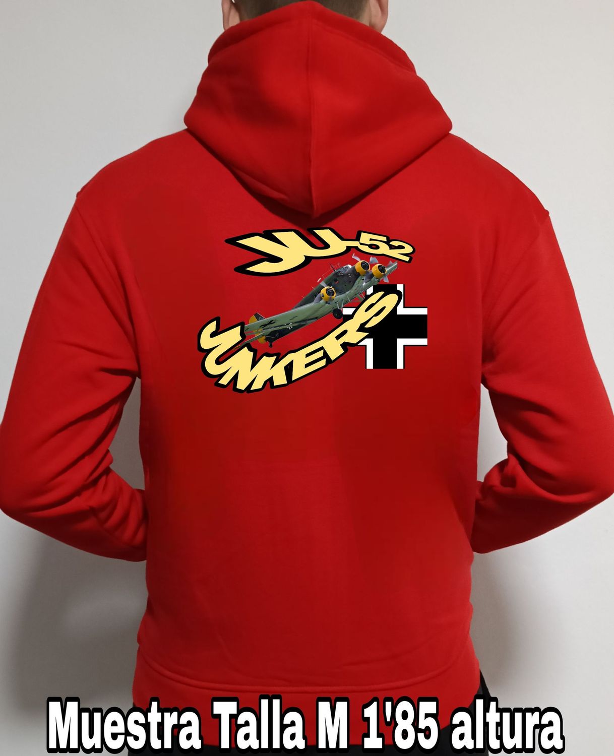 Sudadera capucha y cremallera Junkers JU-52 n° 1 Sudadera capucha y cremallera Junkers JU-52 n° 1