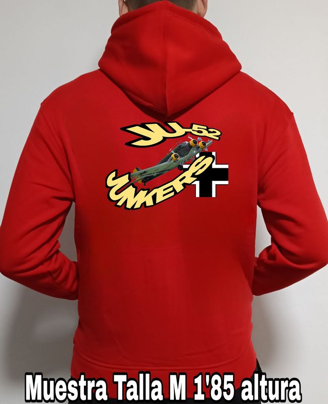 Sudadera capucha y cremallera Junkers JU-52 n° 1
