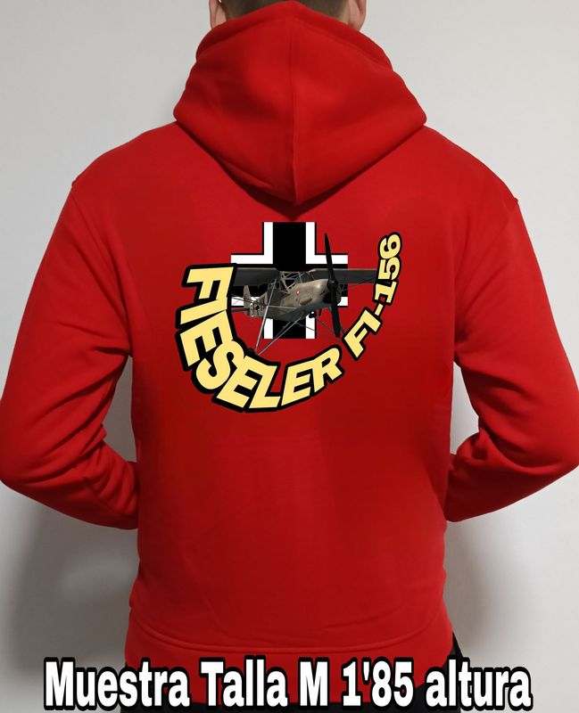 Sudadera capucha y cremallera Fieseler FI-156 Storch n° 2