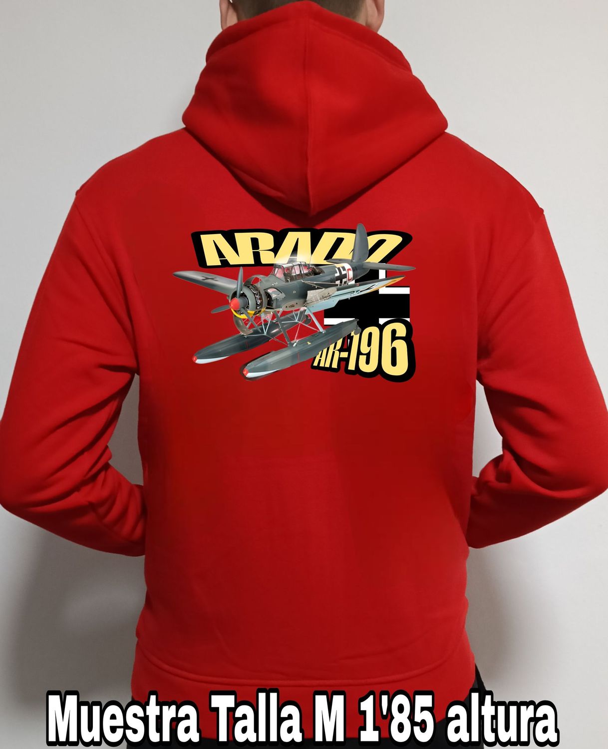 Sudadera capucha y cremallera Arado AR-96 n° 3 Sudadera capucha y cremallera Arado AR-96 n° 3