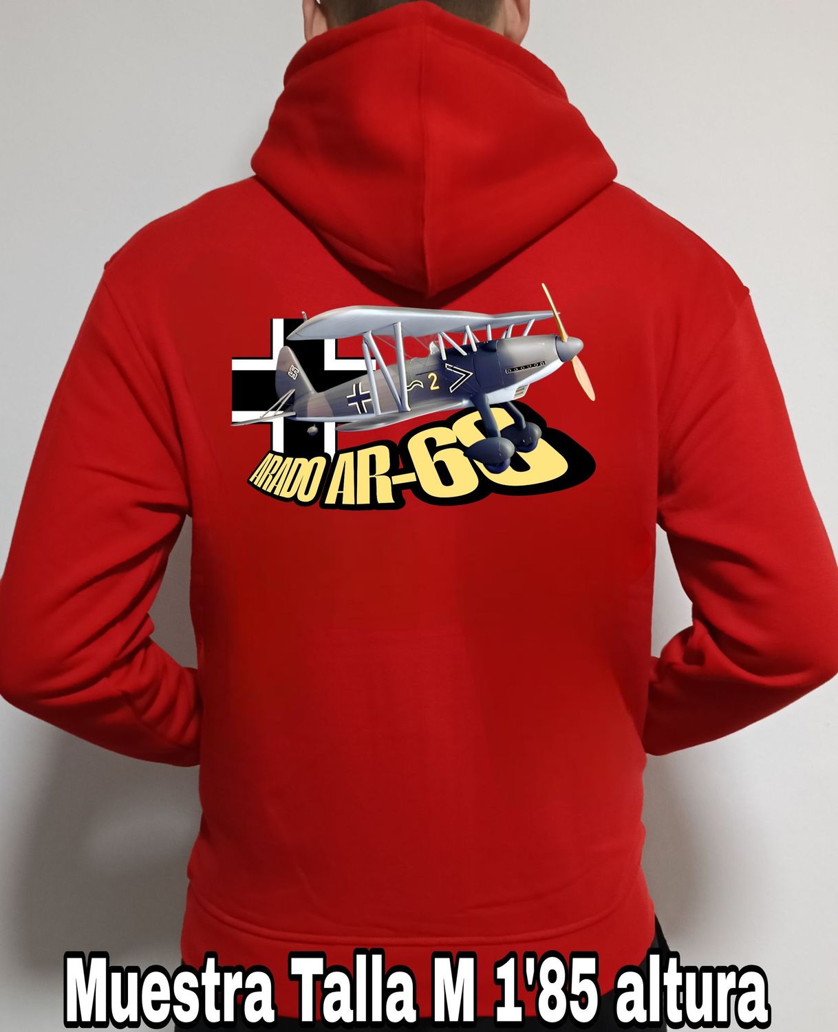 Sudadera capucha y cremallera Arado AR-68 n° 1 Sudadera capucha y cremallera Arado AR-68 n° 1