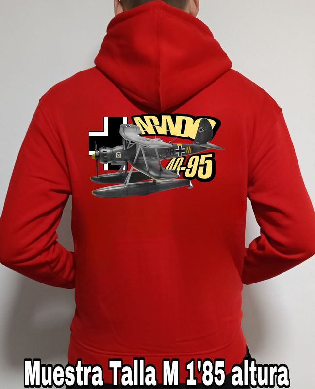 Sudadera capucha y cremallera Arado  AR-95 n° 1