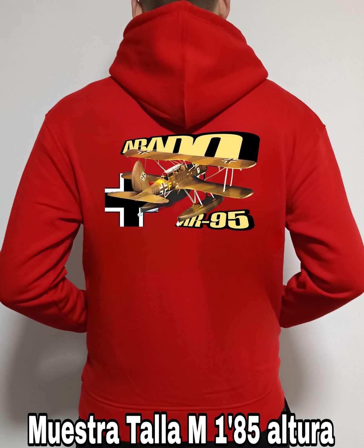 Sudadera capucha y cremallera Arado AR-95 n° 3 Sudadera capucha y cremallera Arado AR-95 n° 3