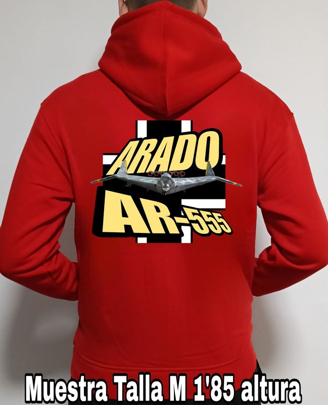 Sudadera capucha y cremallera Arado AR-555 n° 1