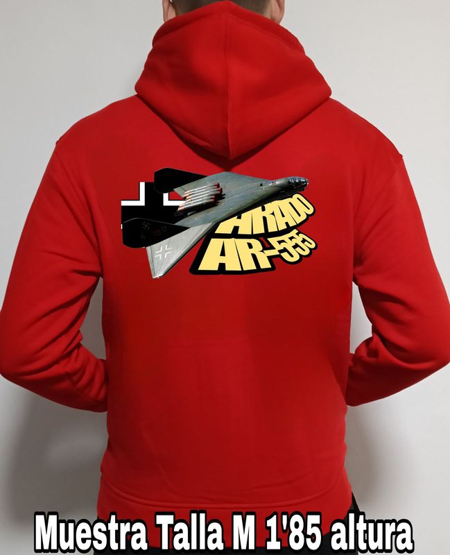 Sudadera capucha y cremallera Arado AR-555 n° 2