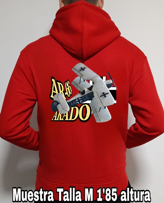 Sudadera capucha y cremallera Arado AR-66 n° 3 Sudadera capucha y cremallera Arado AR-66 n° 3