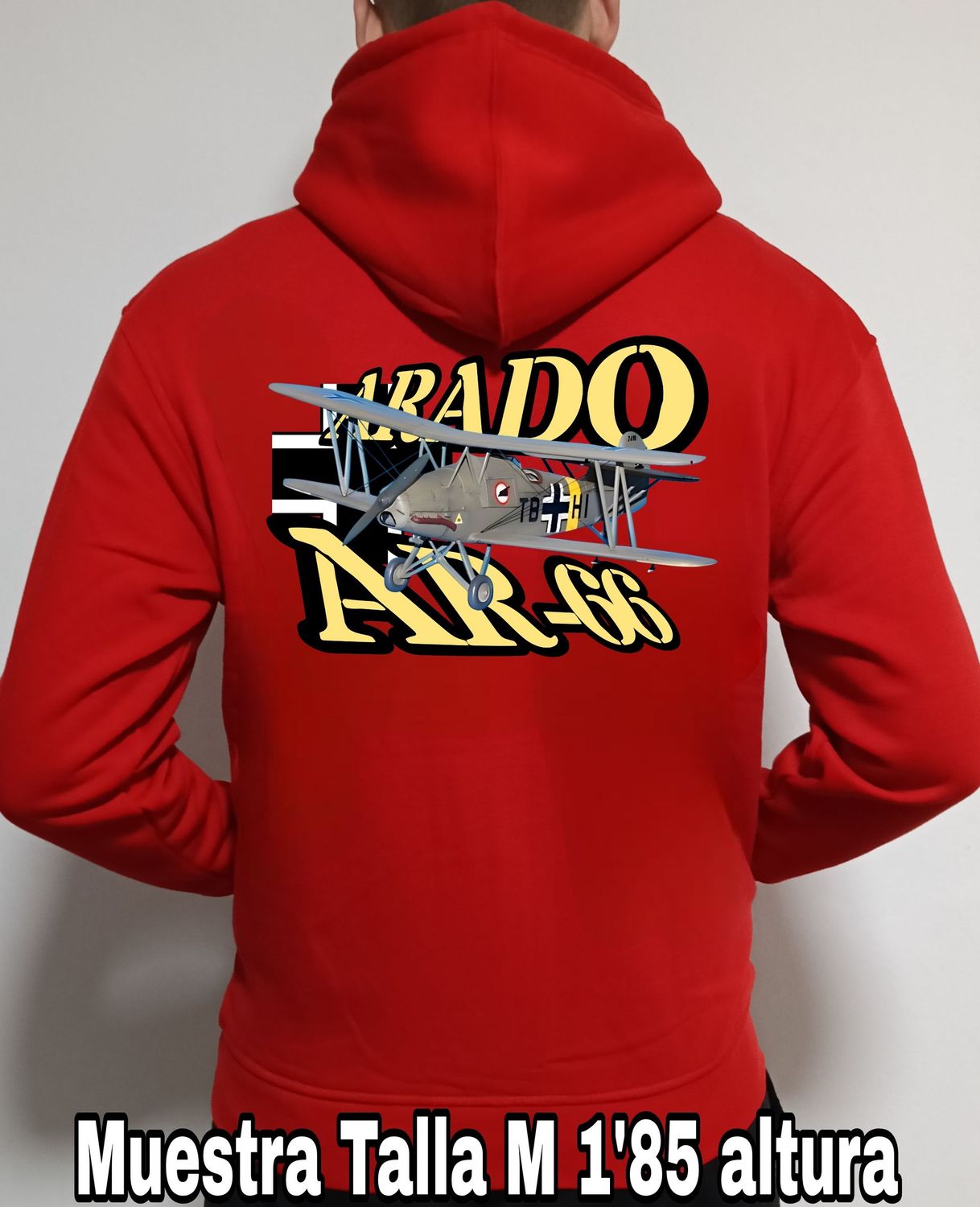 Sudadera capucha y cremallera Arado AR-66 n° 4 Sudadera capucha y cremallera Arado AR-66 n° 4