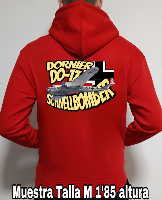 Sudadera capucha y cremallera Dornier Do-17 Schnellbomber n° 4 Sudadera capucha y cremallera Dornier Do-17 Schnellbomber n° 4