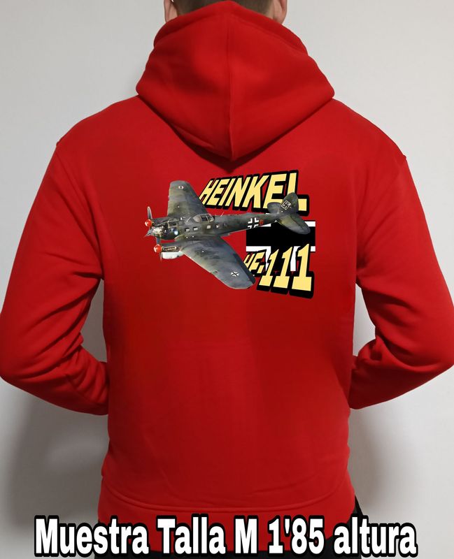 Sudadera capucha y cremallera Heinkel HE-111 n° 1