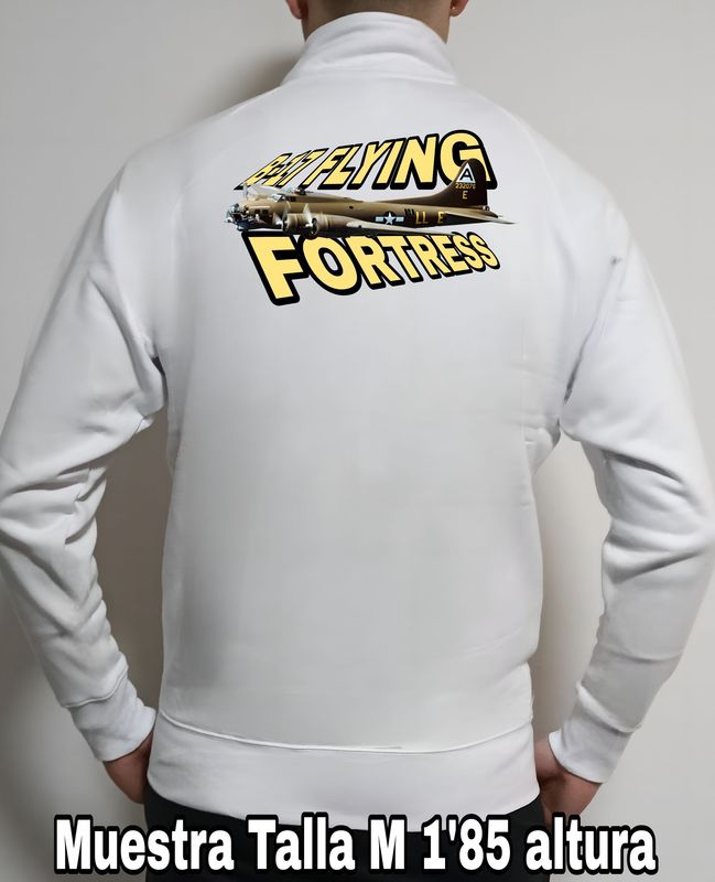 Sudadera cremallera B-17 Flying Fortress nº 1 Sudadera cremallera B-17 Flying Fortress nº 1