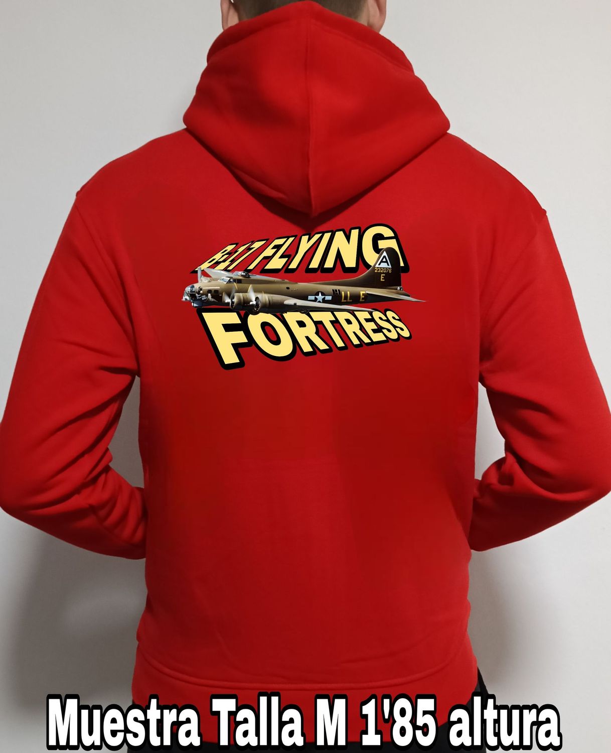 Sudadera capucha y cremallera B-17 Flying Fortress n° 1