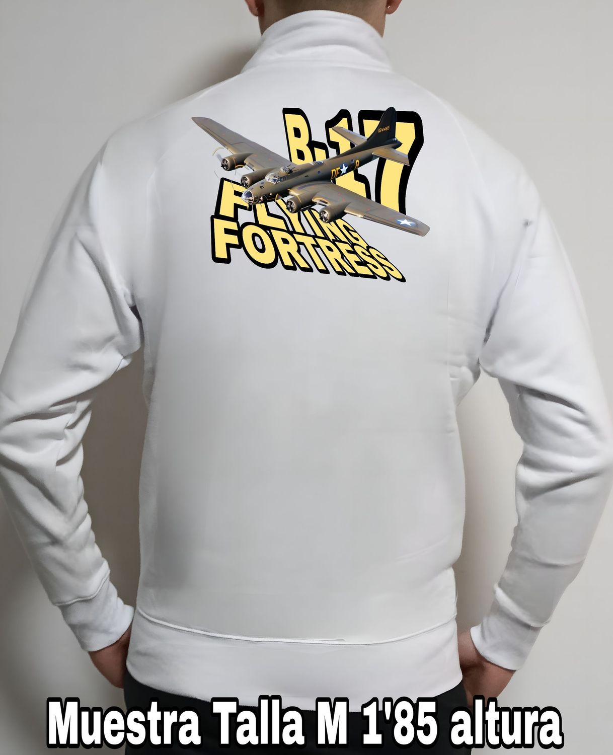 Sudadera cremallera B-17 Flying Fortress nº 4 Sudadera cremallera B-17 Flying Fortress nº 4