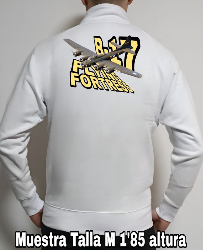 Sudadera cremallera B-17 Flying Fortress nº 4 Sudadera cremallera B-17 Flying Fortress nº 4