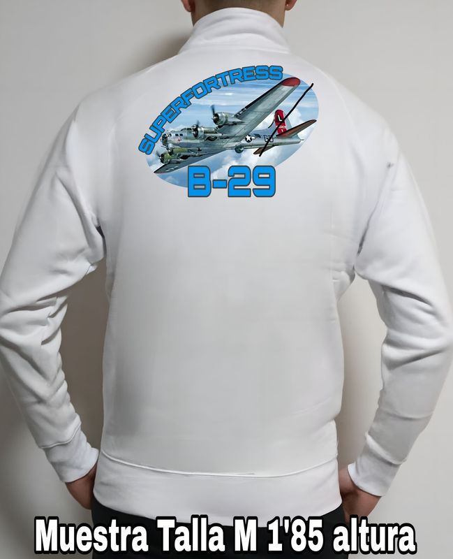 Sudadera cremallera B-29 Superfortress nº 3 Sudadera cremallera B-29 Superfortress nº 3