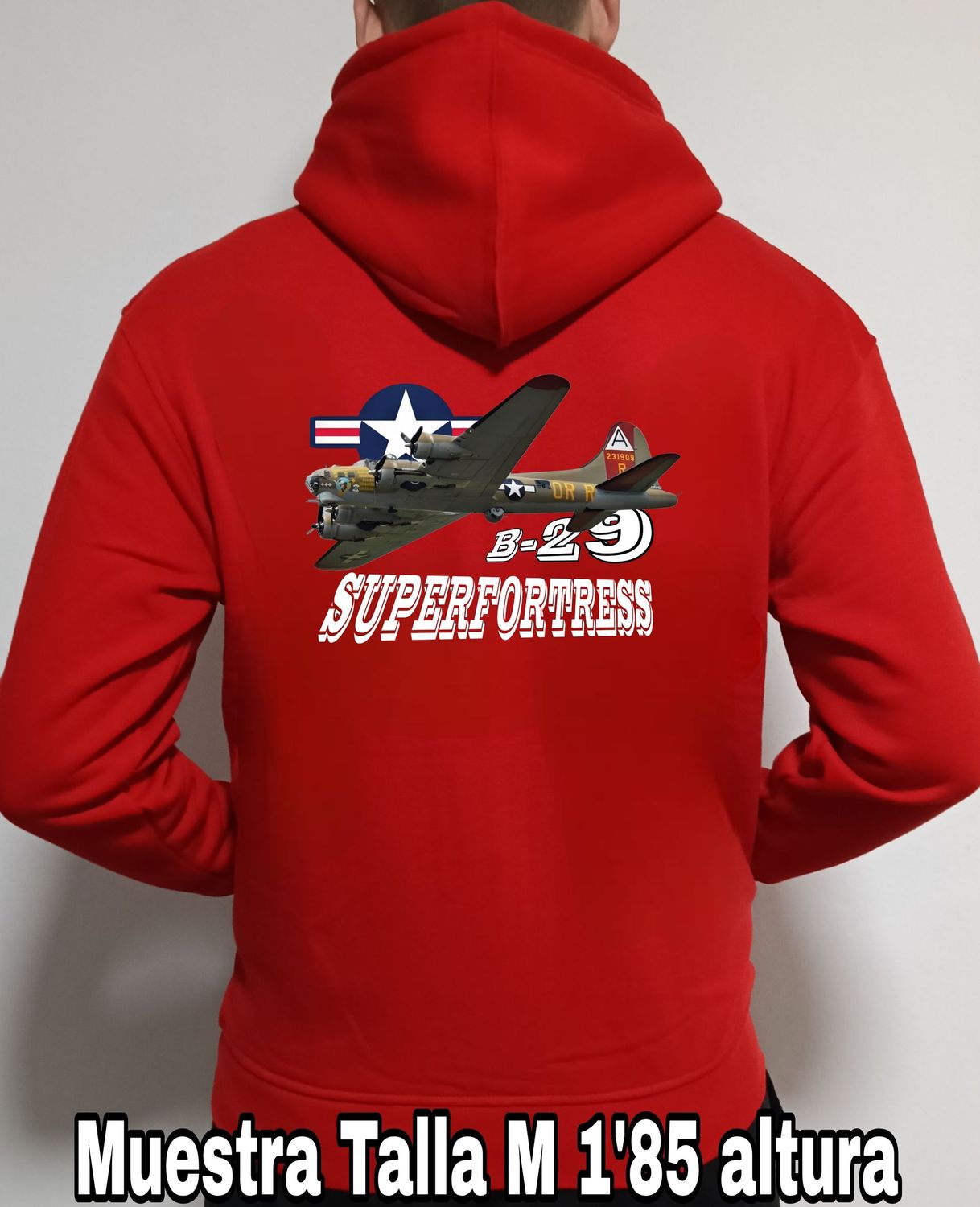 Sudadera capucha y cremallera B-29 Superfortress n° 4