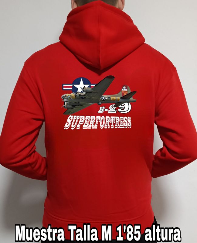 Sudadera capucha y cremallera B-29 Superfortress n° 4 Sudadera capucha y cremallera B-29 Superfortress n° 4