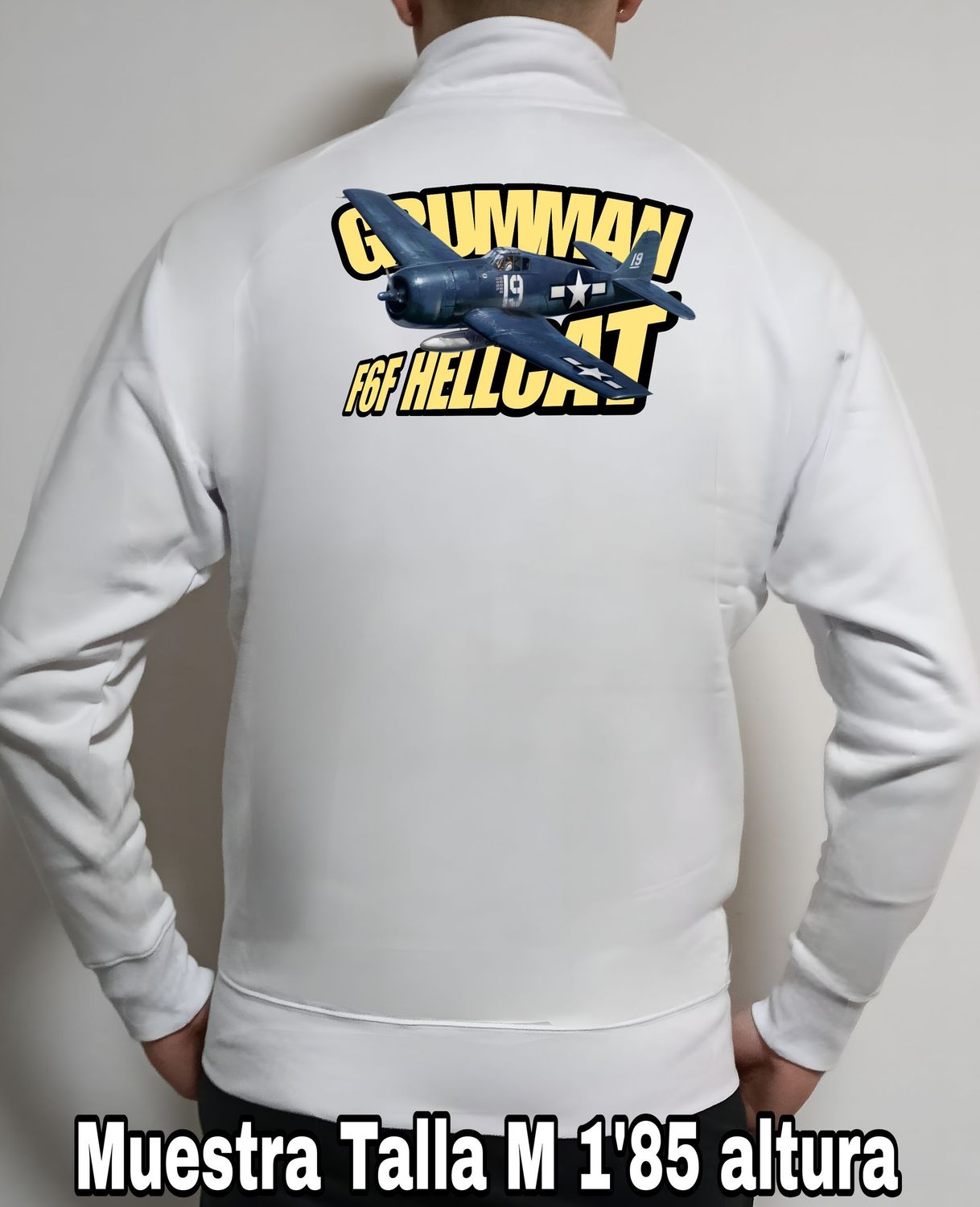 Sudadera cremallera Grumman F6F Hellcat nº 2 Sudadera cremallera Grumman F6F Hellcat nº 2