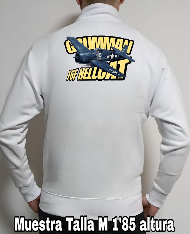 Sudadera cremallera Grumman F6F Hellcat nº 2