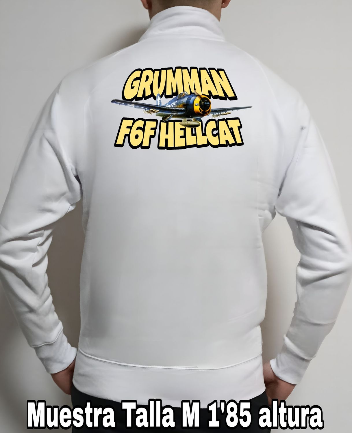 Sudadera cremallera Grumman F6F Hellcat nº 4 Sudadera cremallera Grumman F6F Hellcat nº 4