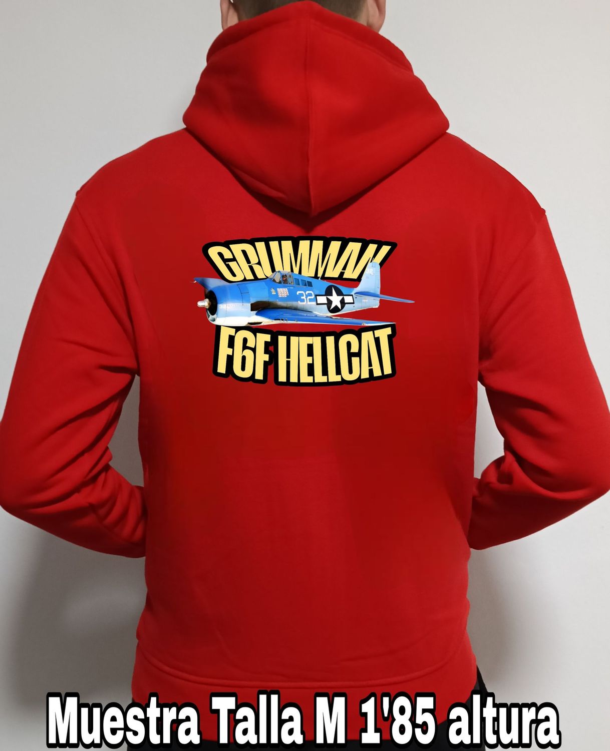 Sudadera capucha y cremallera Grumman F6F Hellcat n° 1