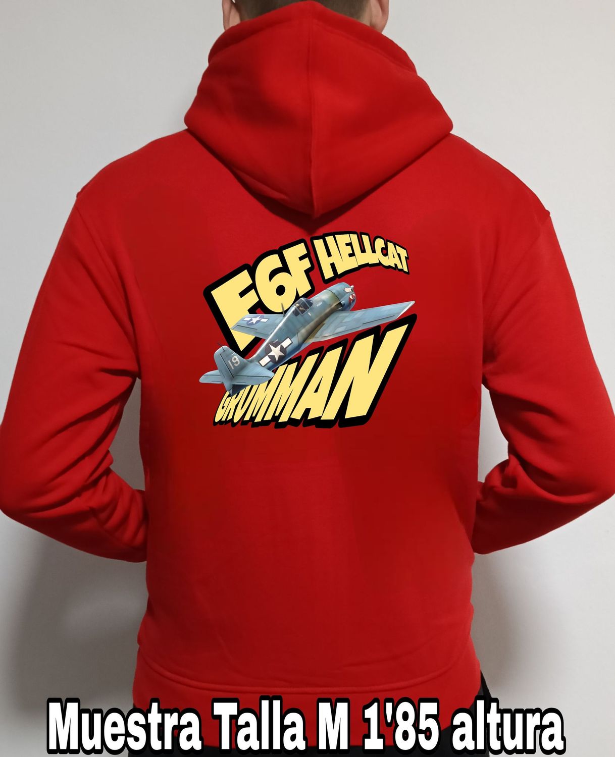 Sudadera capucha y cremallera Grumman F6F Hellcat n° 3 Sudadera capucha y cremallera Grumman F6F Hellcat n° 3