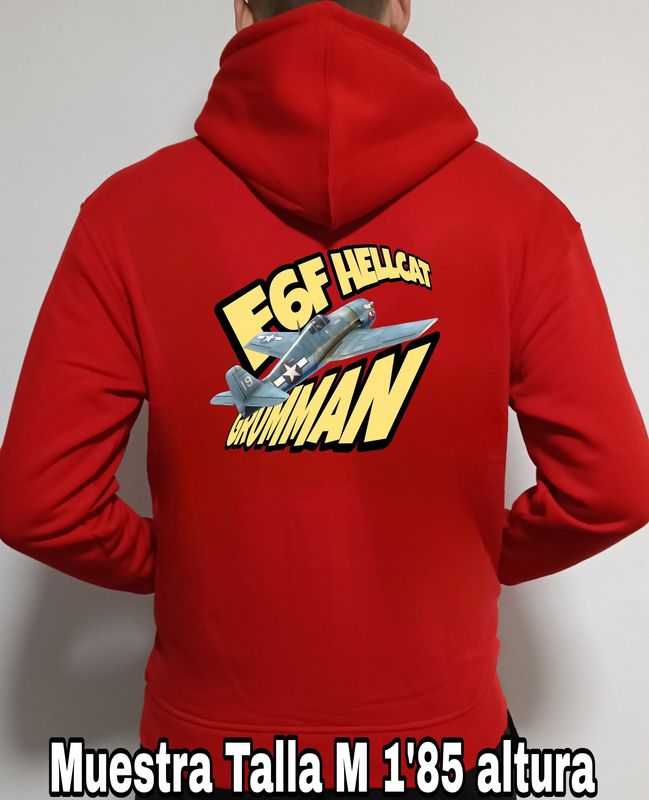 Sudadera capucha y cremallera Grumman F6F Hellcat n° 3