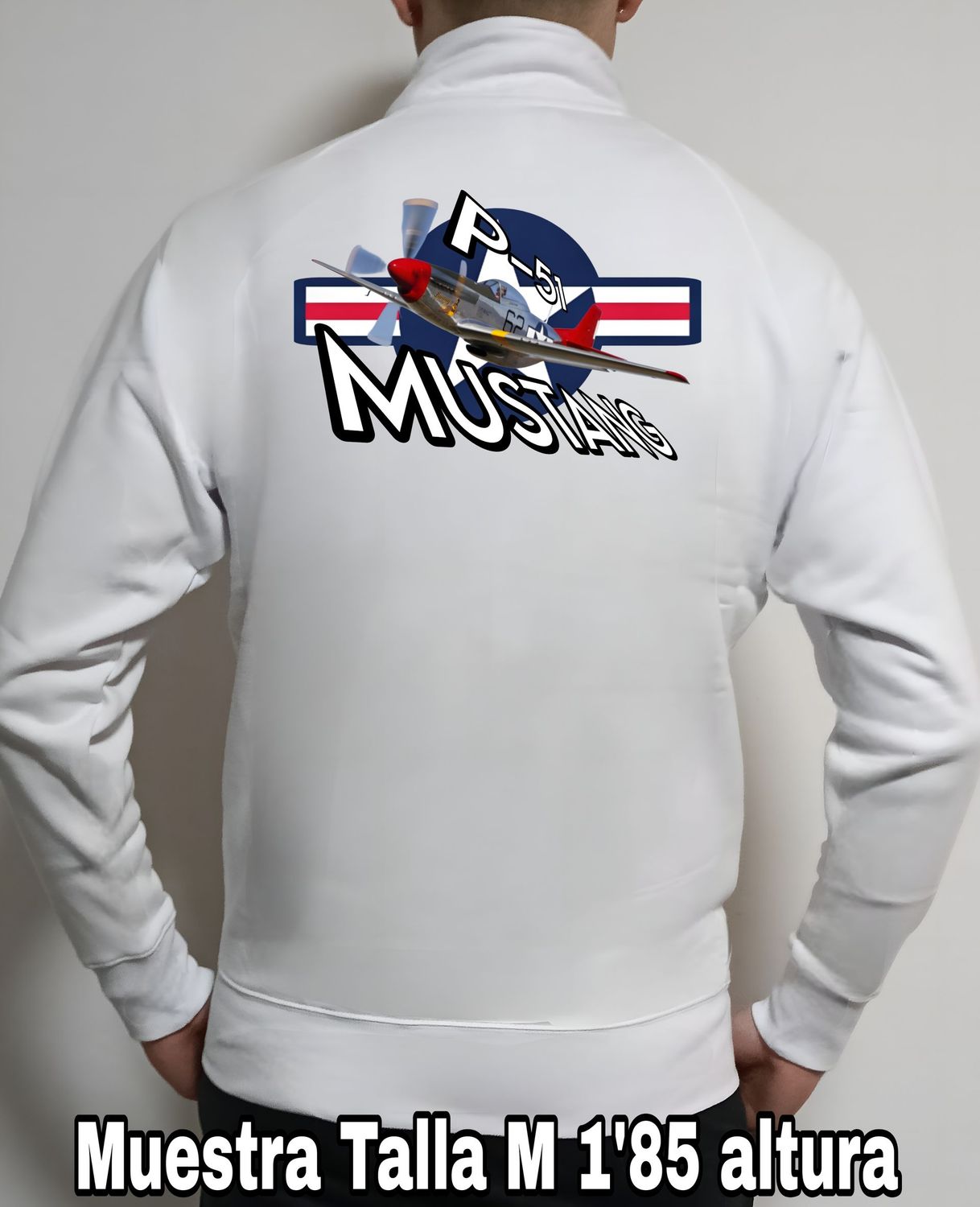 Sudadera cremallera P-51 Mustang nº 2