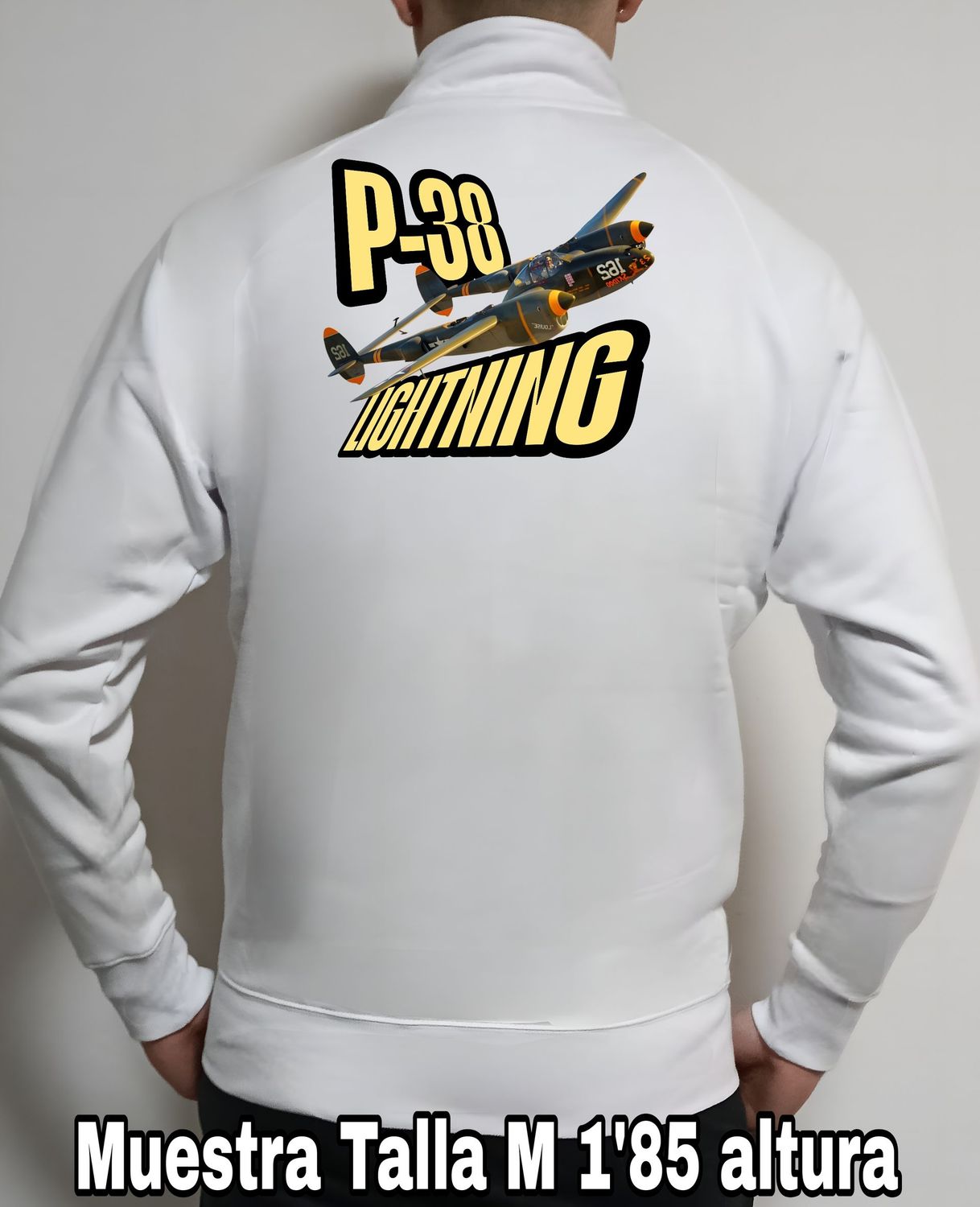 Sudadera cremallera Lockheed Martin P-38 Lightning nº 3