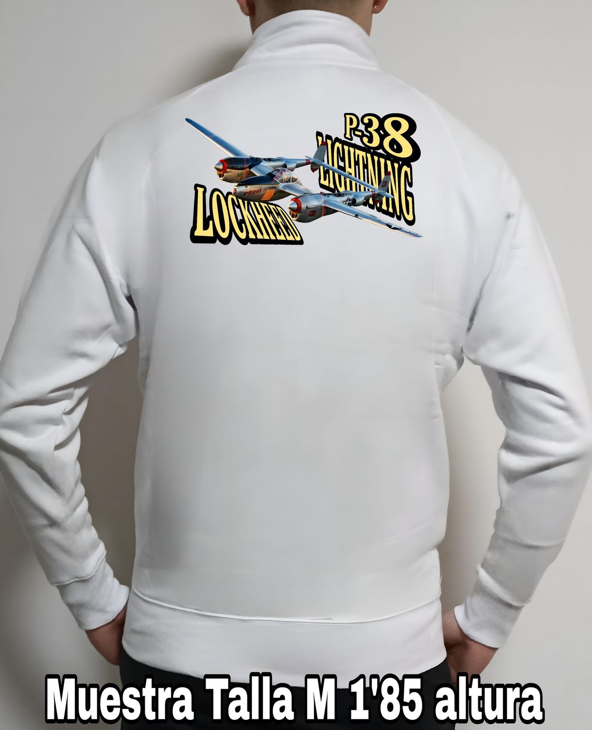 Sudadera cremallera Lockheed Martin P-38 Lightning nº 4
