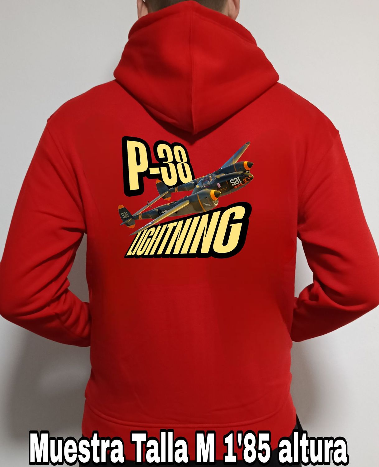 Sudadera capucha y cremallera Lockheed Martin P-38 Lightning n° 3