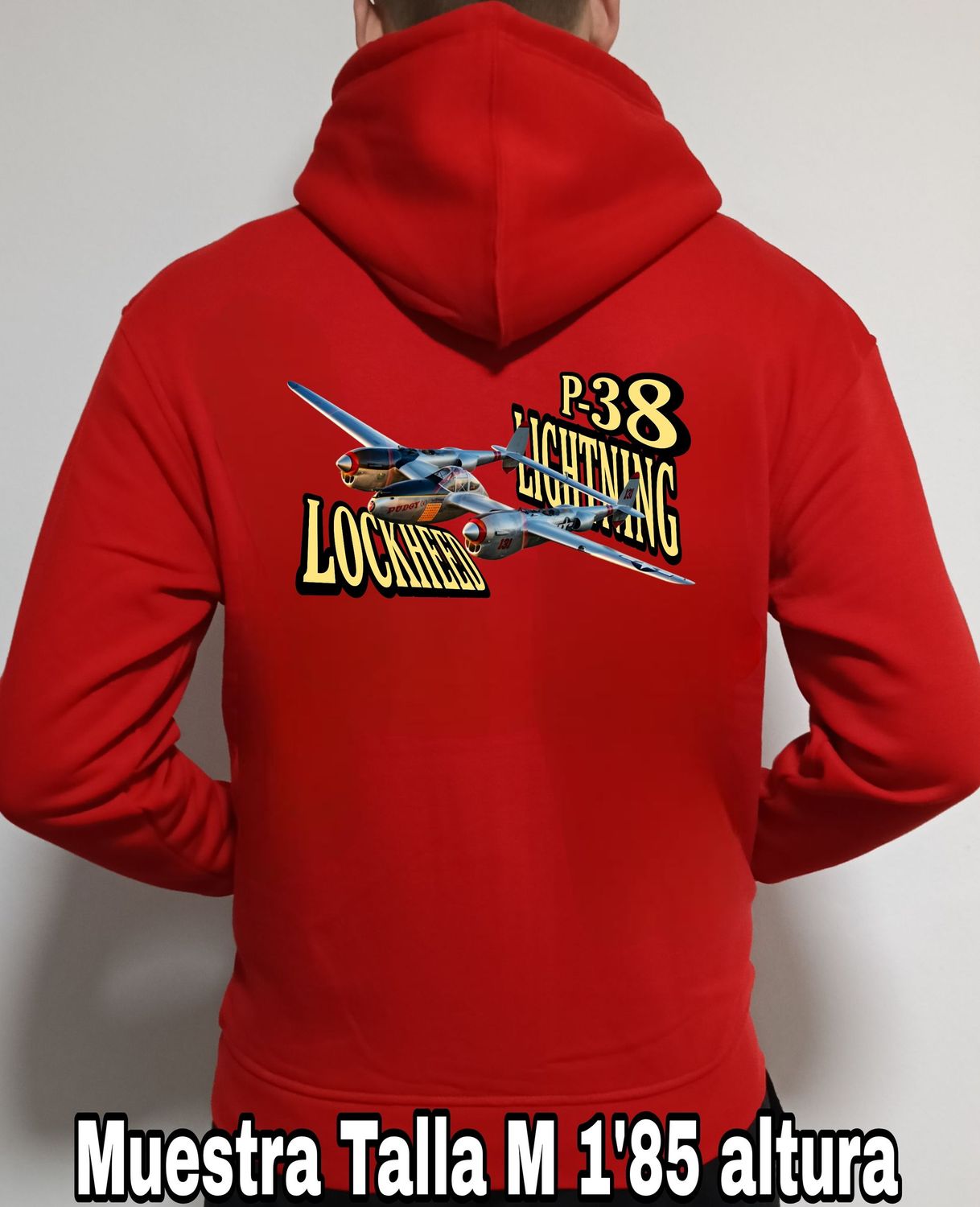 Sudadera capucha y cremallera Lockheed Martin P-38 Lightning n° 4