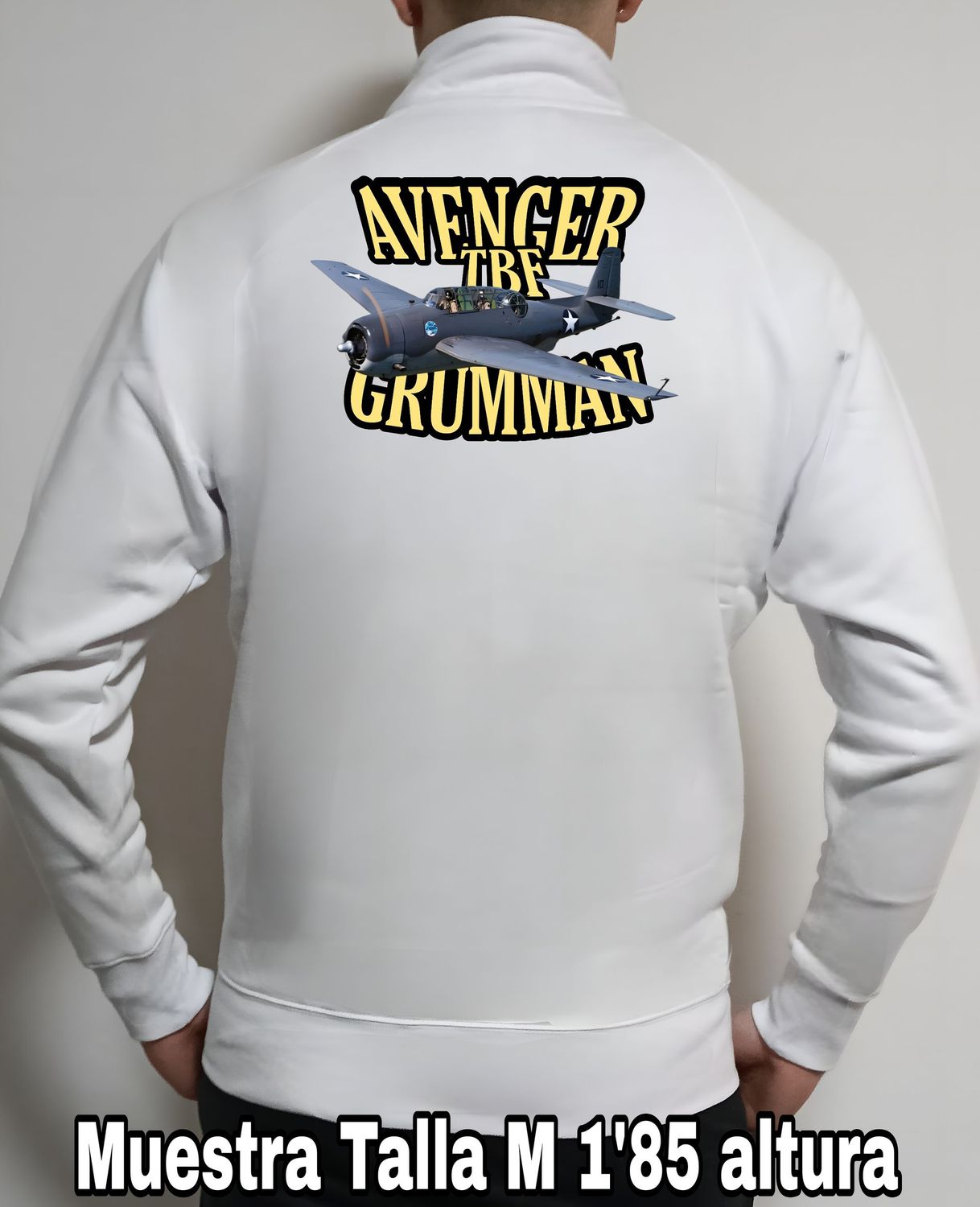 Sudadera cremallera Grumman TBF Avenger nº 1