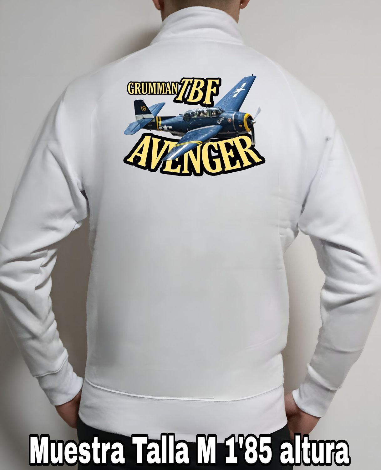 Sudadera cremallera Grumman TBF Avenger nº 3