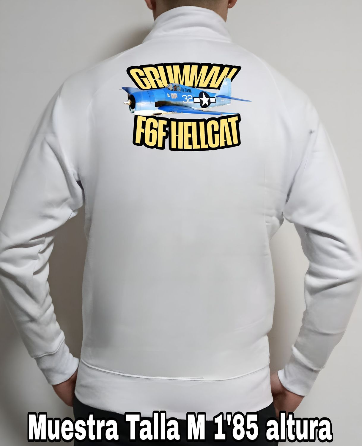 Sudadera cremallera Grumman F6F Hellcat nº 1 Sudadera cremallera Grumman F6F Hellcat nº 1