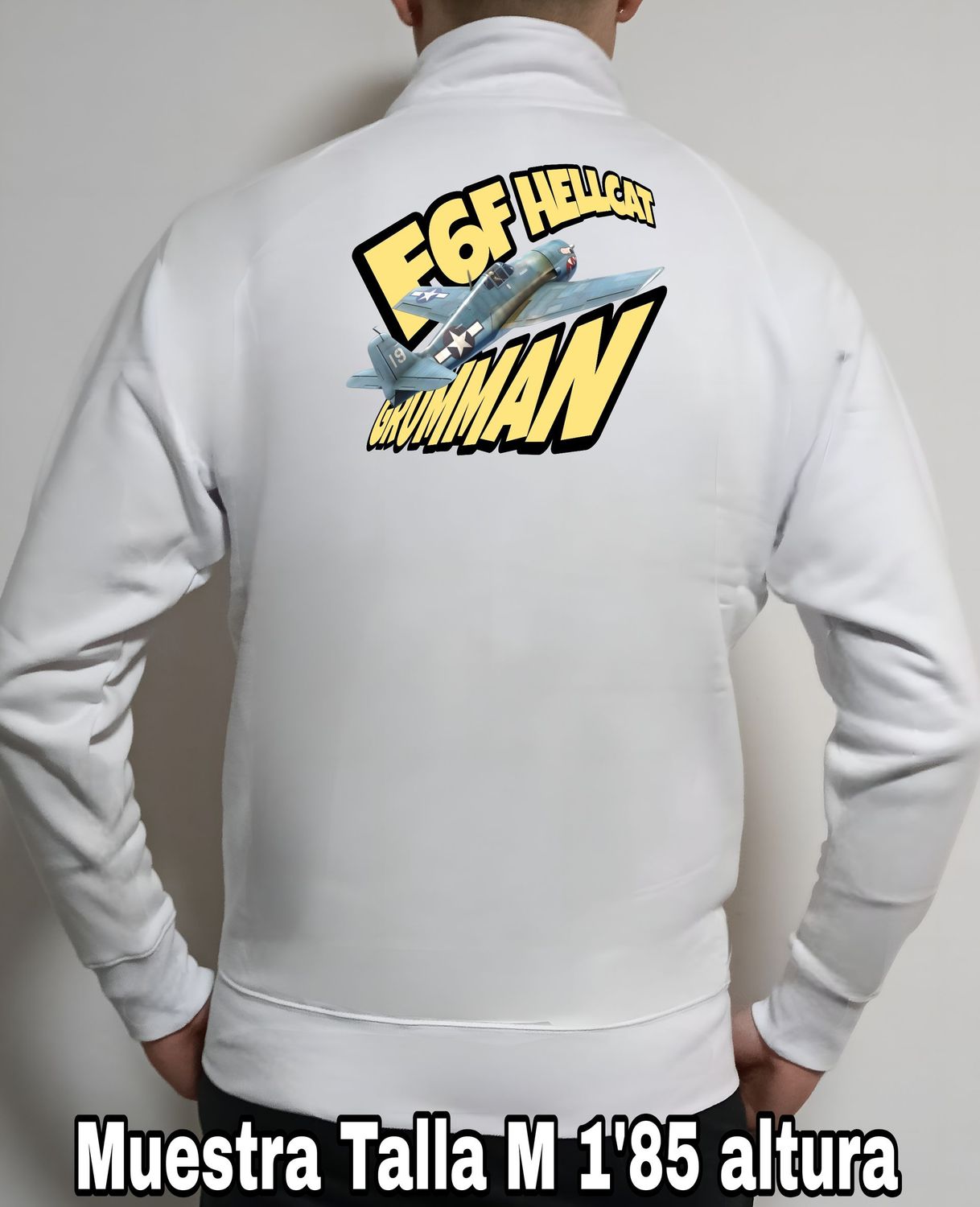 Sudadera cremallera Grumman F6F Hellcat nº 3 Sudadera cremallera Grumman F6F Hellcat nº 3