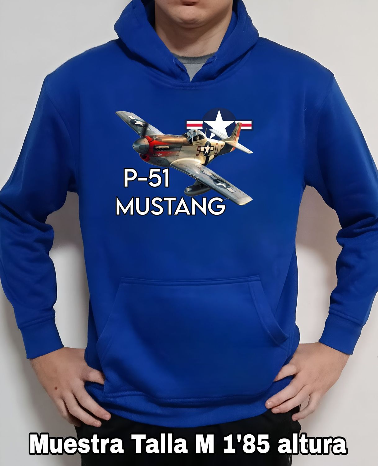 Sudadera capucha P-51 Mustang nº 1