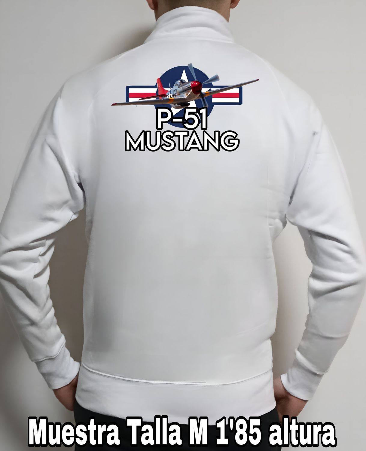 Sudadera cremallera P-51 Mustang nº 3