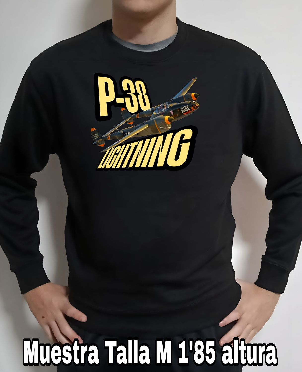 Sudadera Lockheed Martin P-38 Lightning nº 3 Sudadera Lockheed Martin P-38 Lightning nº 3
