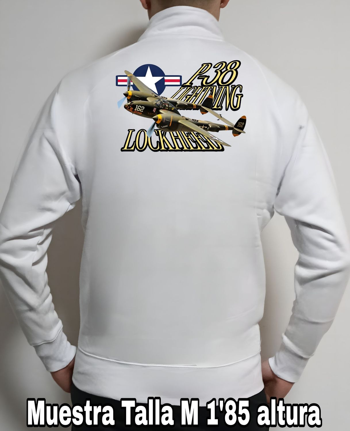 Sudadera cremallera Lockheed Martin P-38 Lightning nº 2