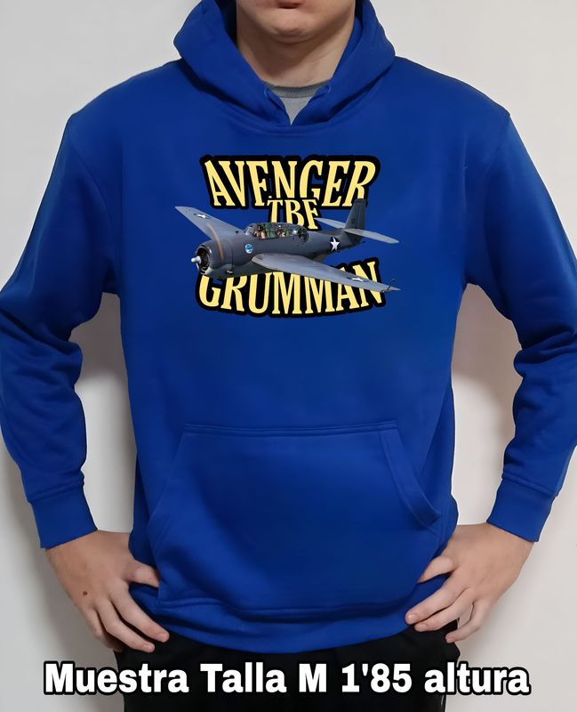 Sudadera capucha Grumman TBF Avenger nº 1 Sudadera capucha Grumman TBF Avenger nº 1