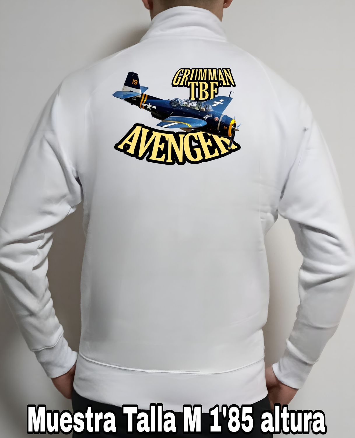 Sudadera cremallera Grumman TBF Avenger nº 2 Sudadera cremallera Grumman TBF Avenger nº 2