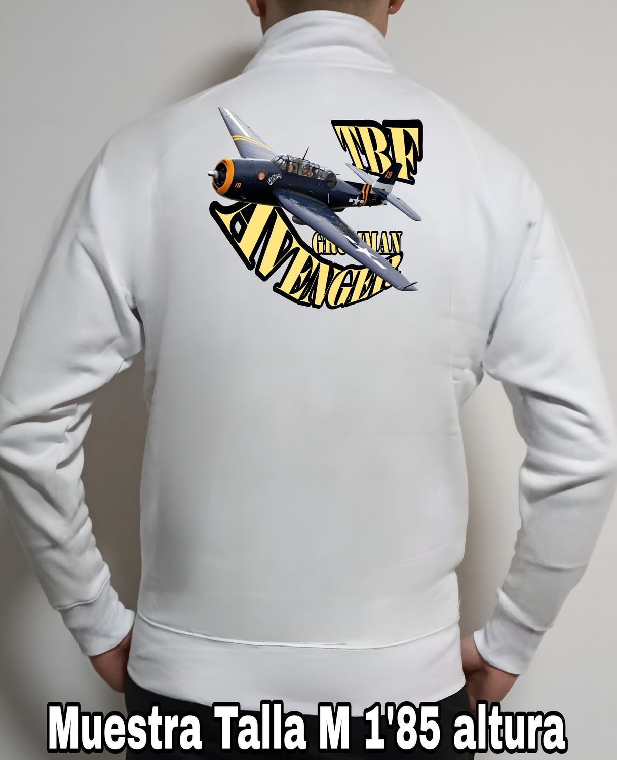 Sudadera cremallera Grumman TBF Avenger nº 4 Sudadera cremallera Grumman TBF Avenger nº 4