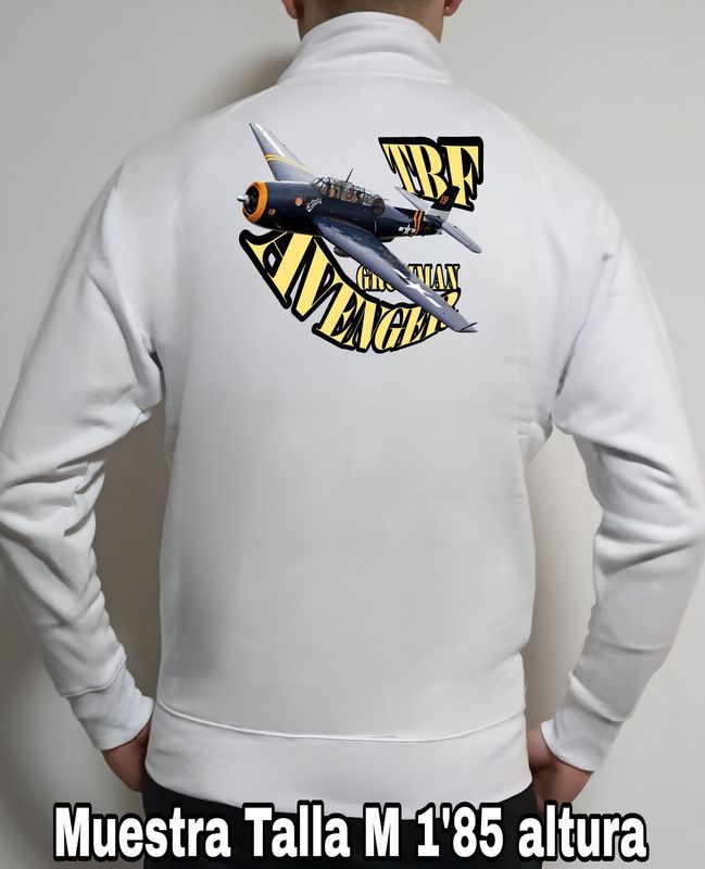Sudadera cremallera Grumman TBF Avenger nº 4 Sudadera cremallera Grumman TBF Avenger nº 4