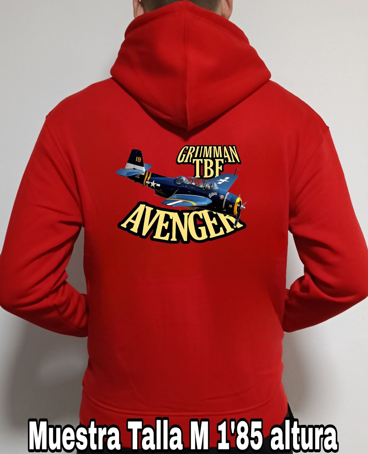 Sudadera capucha y cremallera Grumman TBF Avenger n° 2