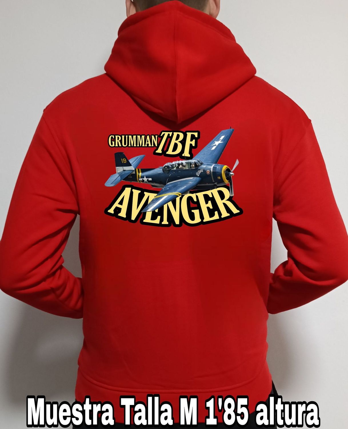 Sudadera capucha y cremallera Grumman TBF Avenger n° 3