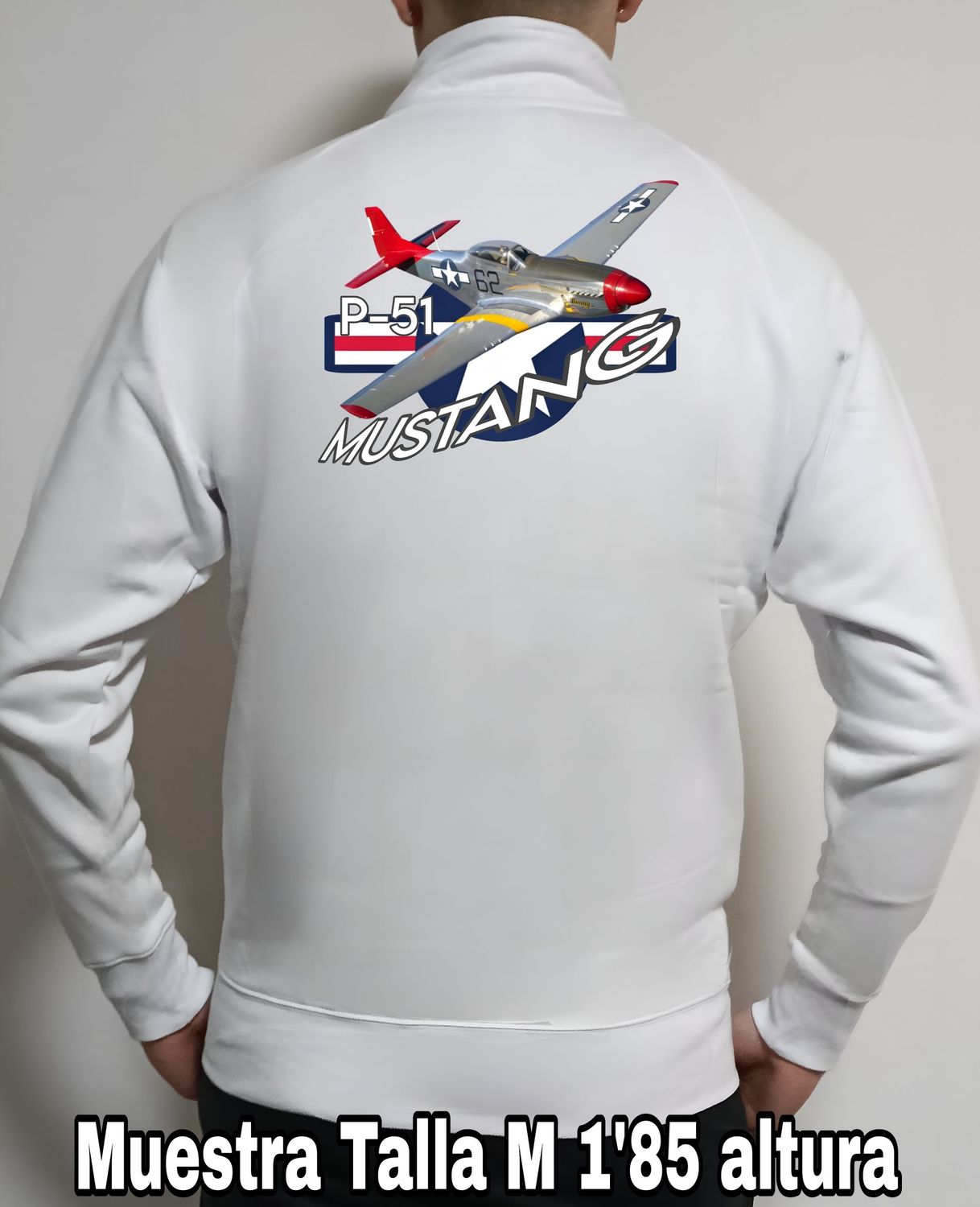 Sudadera cremallera P-51 Mustang nº 4