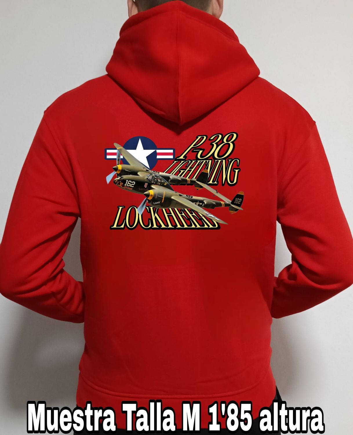 Sudadera capucha y cremallera Lockheed Martin P-38 Lightning n° 2